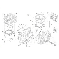 Cylindre et carter moteur