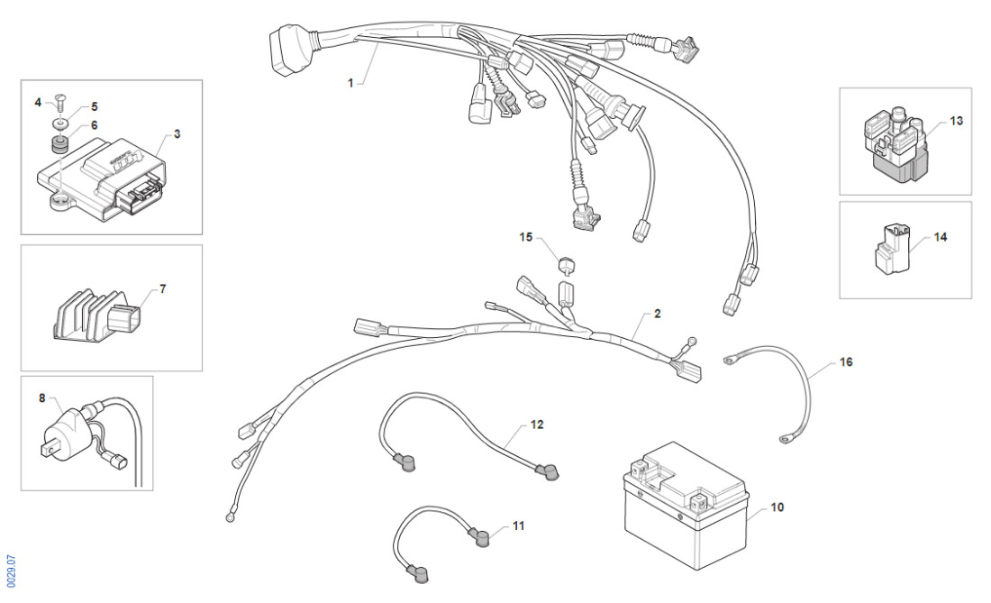 FAISCEAU POUR DEMARREUR