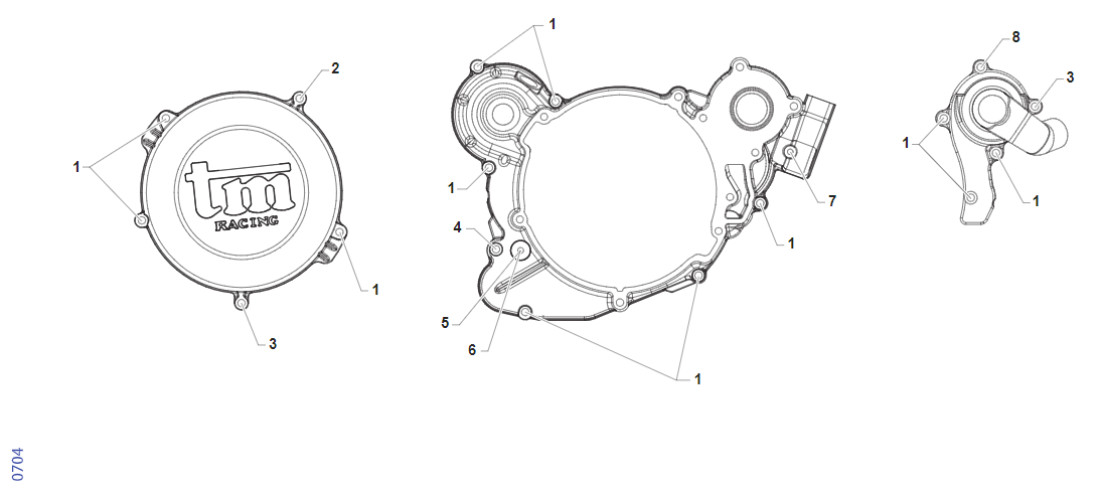VIS COUVERCLE MOTEUR