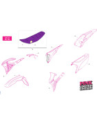 PLASTIQUES 2T ENDURO PINK
