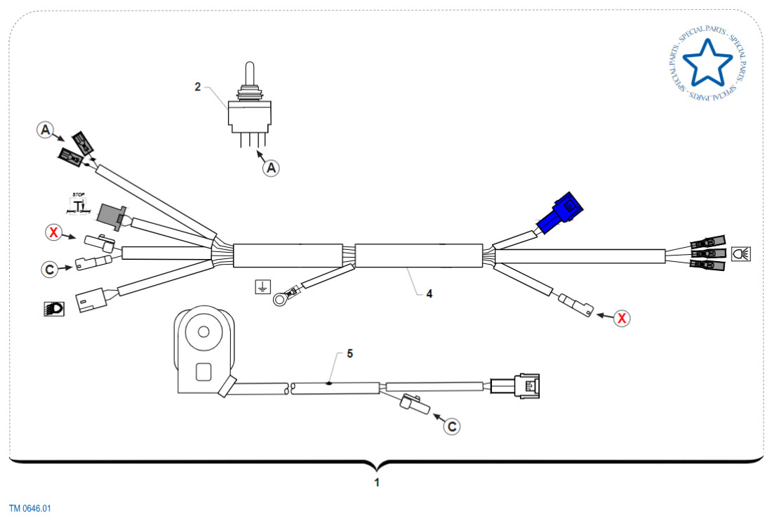 FAISCEAU ELECTRIQUE SIMPLIFIE