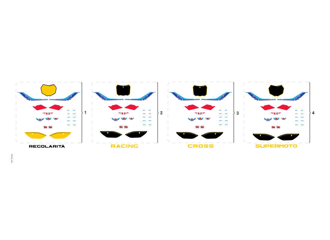 KIT ADESIVI 4T RED DREAM