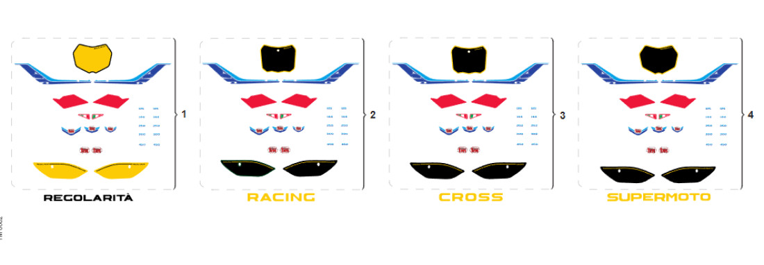 KIT ADESIVI 4T RED DREAM