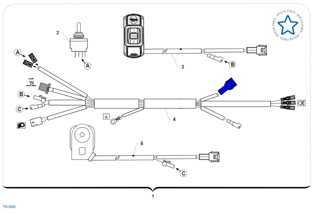 FAISCEAU ELECTRIQUE SIMPLIFIE