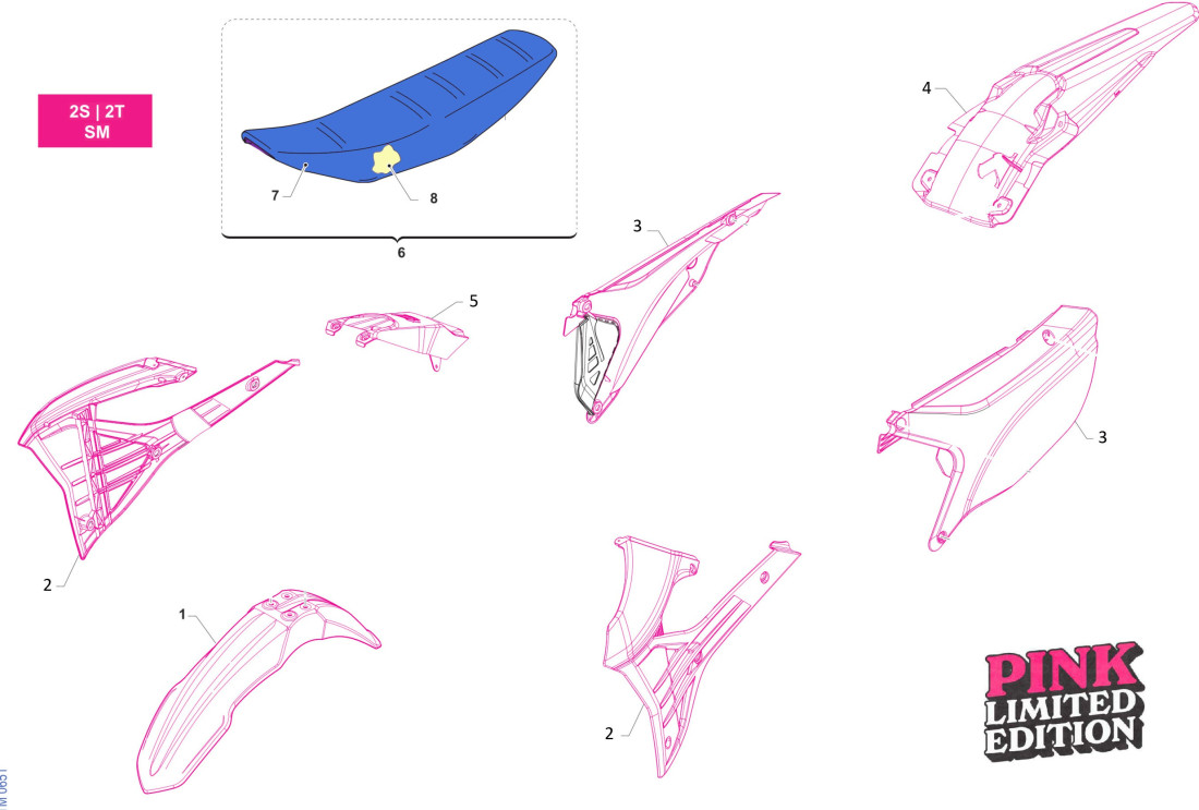PLASTIQUES 2T SMR PINK