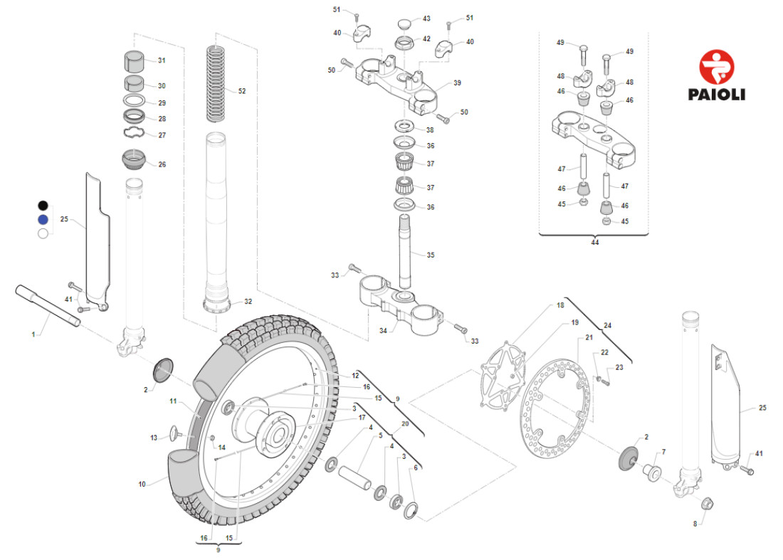 FOURCHE PAIOLI ROUE AV