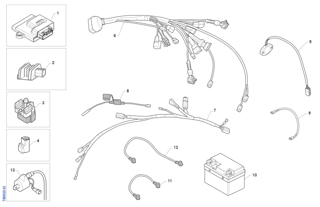 FAISCEAU POUR DEMARREUR